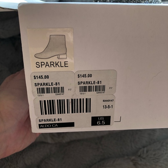 Aldo sparkling booties /bottillons brillants! 6.5 - Picture 3 of 5